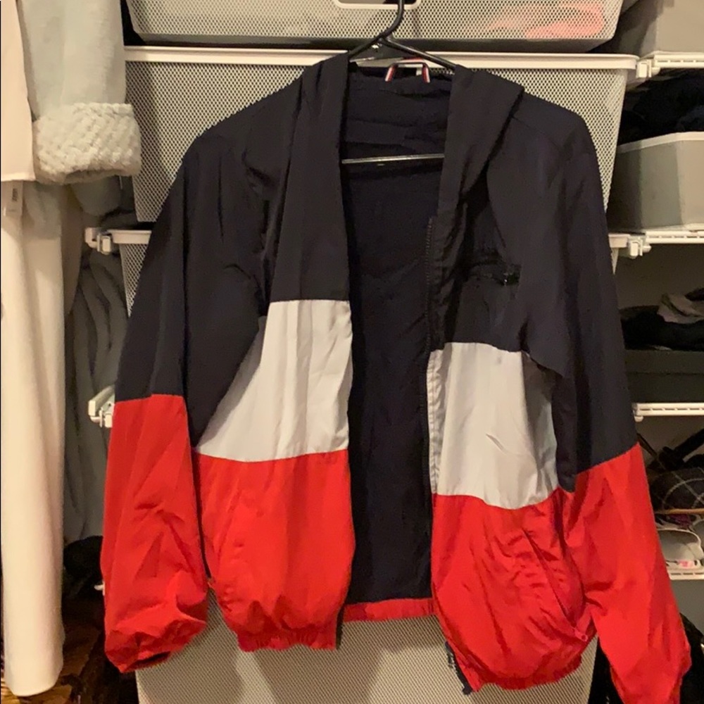 Brandy melville red/white/navy jacket